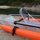 Yüksek Çekme Dayanımı Cam Alt Kayık, Sakin Su Küçük Plastik Tekne