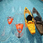 Şeffaf Visor Plastik Kürek Teknesi, Darbeye Dayanıklı Hafif Touring Kayık