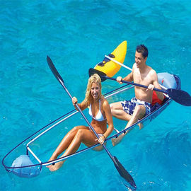 Şeffaf Plastik Küçük Balıkçı Tekneleri, Kırılmaz Polikarbonat Açık Lover Kayaks