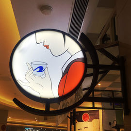 Çift Taraflı Açıkhava Reklamcılığı Led Işık Kutusu Özel Renk