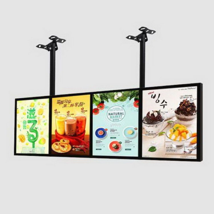 Dahili Yüksek Güç Şeritleri ve Sürücüsü ile Serbest Daimi Reklam Arkadan Aydınlatmalı LED Işık Kutusu